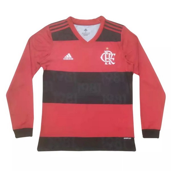 Tailandia Camiseta Flamengo ML 1st 2021-2022 Rojo